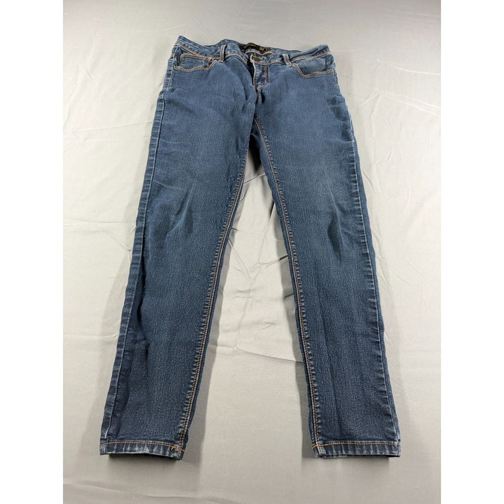 Iris Jeans Womens Size 9 Skinny Jeans Stretch Dark Wash Blue Denim Mid Rise